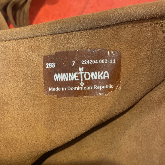 Minnetonka brown leather moccasins-new/never worn size 7 - Picture 4 of 4